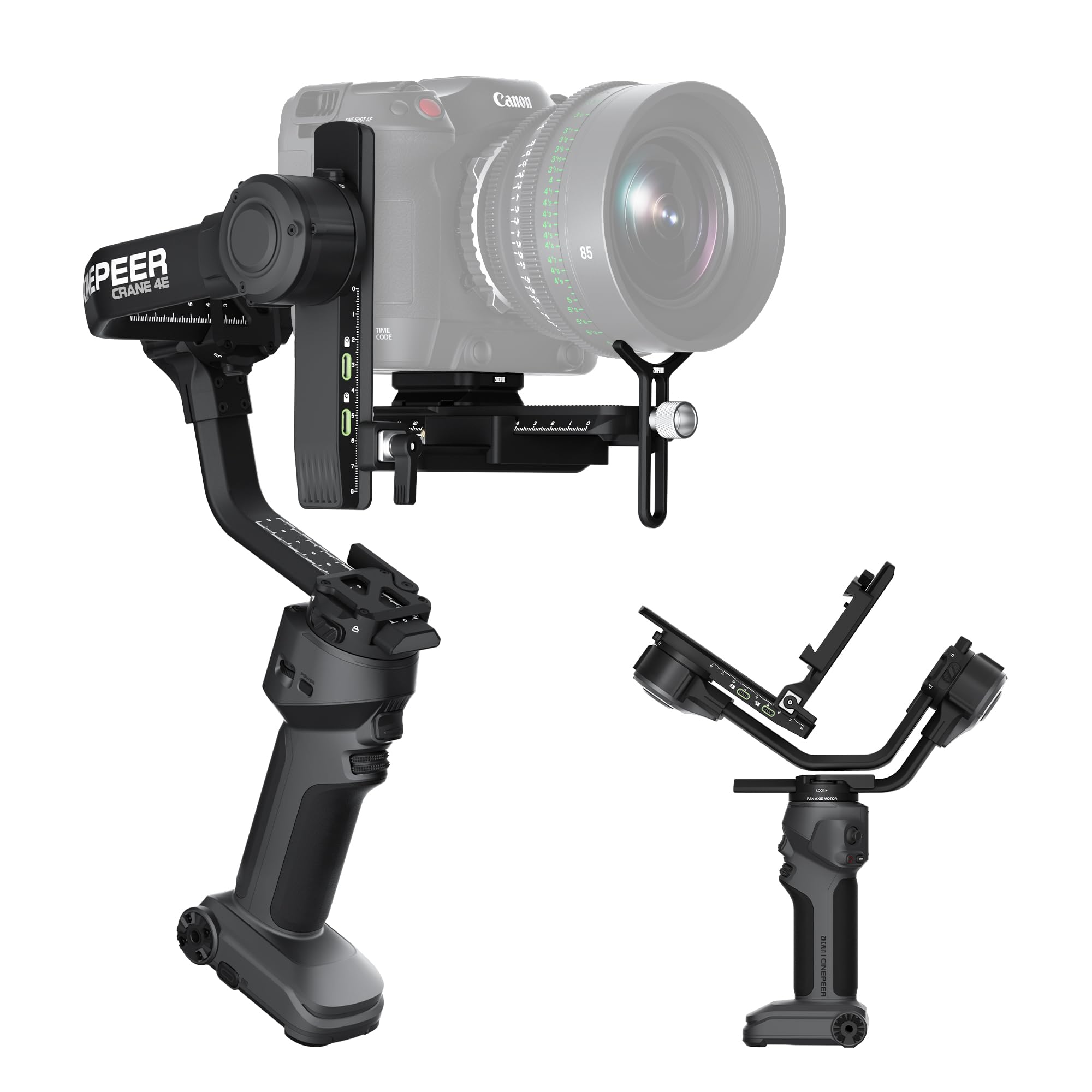 Amazon.com : ZHIYUN Crane 4E 3-Axis Camera Stabilizer for DSLR and